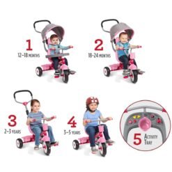 Triciclo Radio Flyer 4 en 1 Niño Niña Con Bandeja Diversion_10