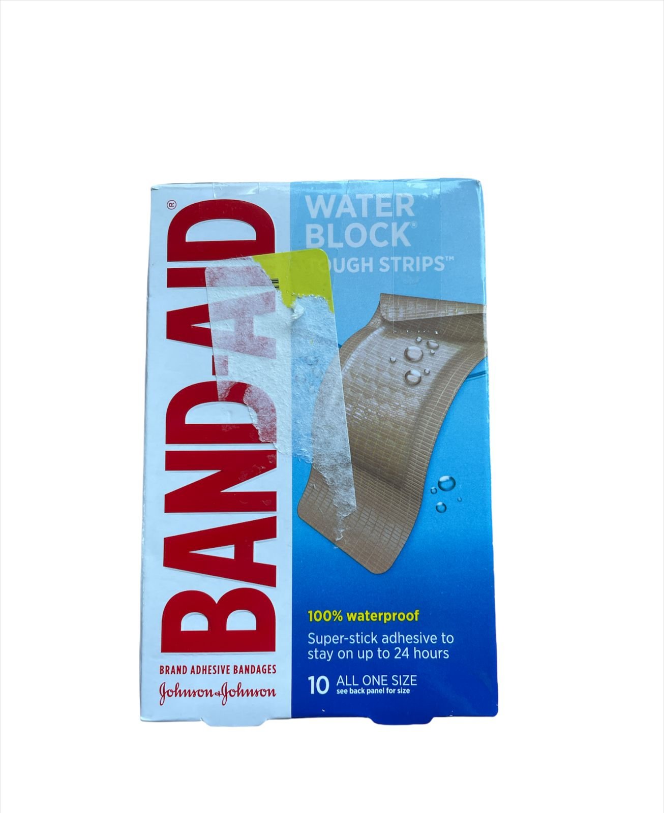 Band-Aid Vendajes De Tiras Resistentes Al Bloque De Agua 10_5