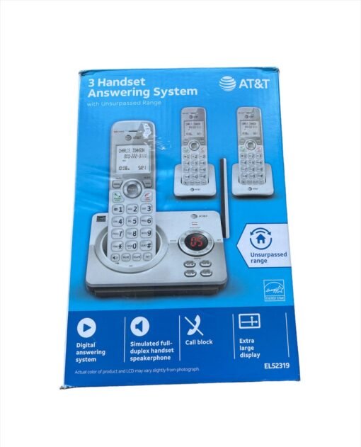 Telefono Sistema De Contestador Automatico At&t 3 Blanco_0