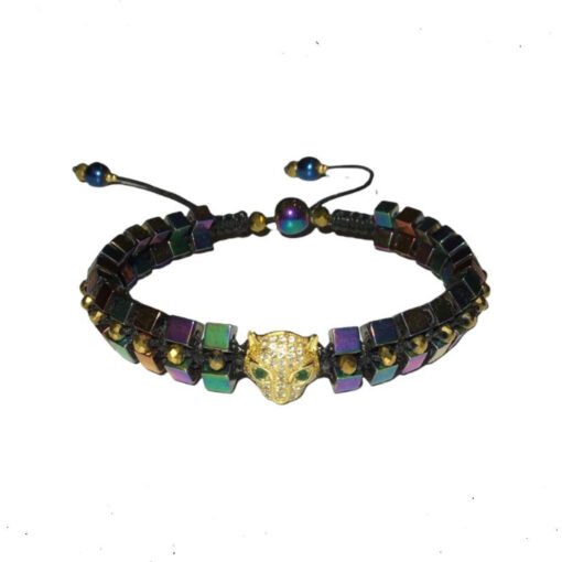 Pulsera Brazalete Ajustable Zirconia Dif Modelo Hombre Mujer_0