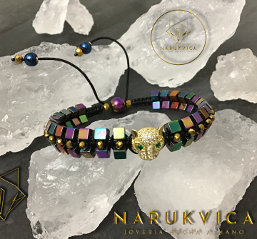 Pulsera Brazalete Ajustable Zirconia Dif Modelo Hombre Mujer_16