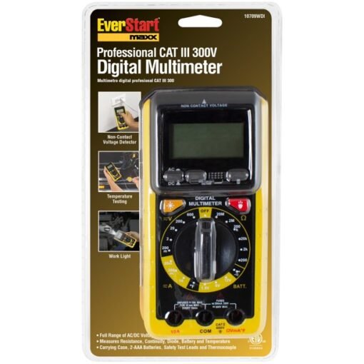 Multimetro Digital Profesional EverStart Maxx 300 Voltios_0
