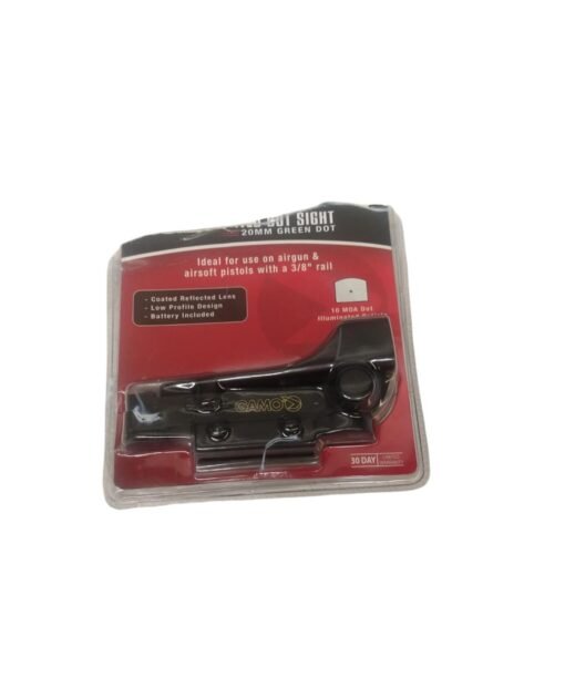Rifle Mira De Gammo Punto Verde 20mm Illuminated Dot Sight_3