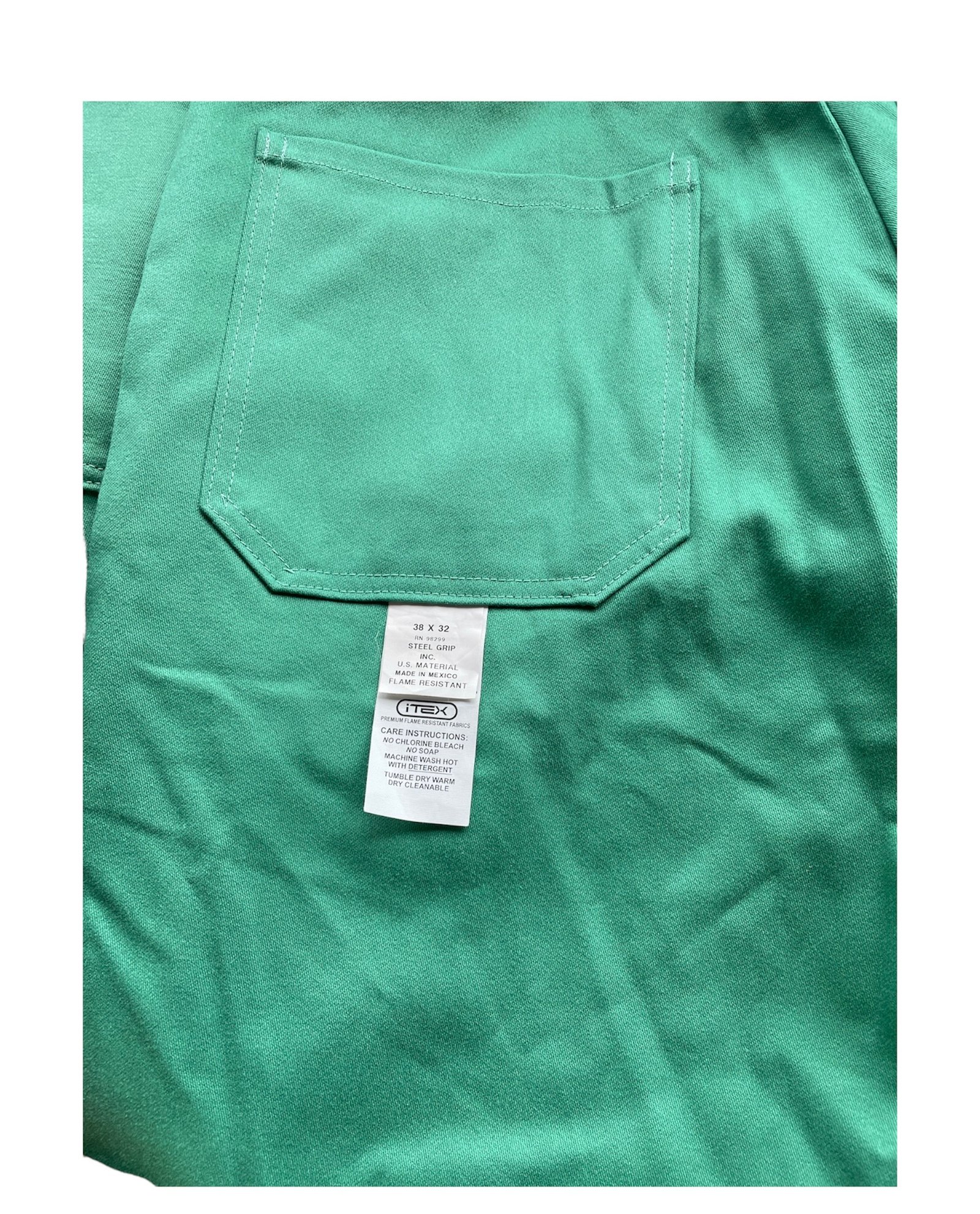 Pantalon Indura Verde Claro Resistente Flama 100% Algodon_2 Pantalon Indura Verde Claro Resistente Flama 100% Algodon_2