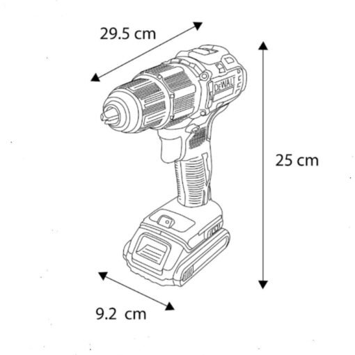 Taladro Inalambrico Dewalt Xr Dcd791 20v Brushles 1/2 Tipo 3_3