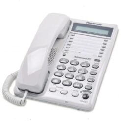 Telefono Alambrico Panasonic Blanco Ts208 2 Lineas Pantalla_1