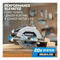 Sierra Circular Hart 20v Brushless 7 1/4