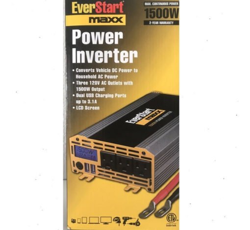 Inversor Corriente Everstart Maxx 1500w Automovil Usb 120v_3