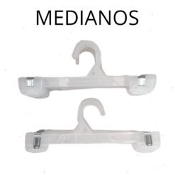 Ganchos Para Ropa Pantalon Plastico 40 Piezas Tres Tamaños_0