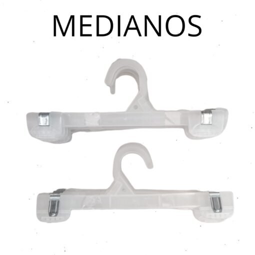 Ganchos Para Ropa Pantalon Plastico 40 Piezas Tres Tamaños_0