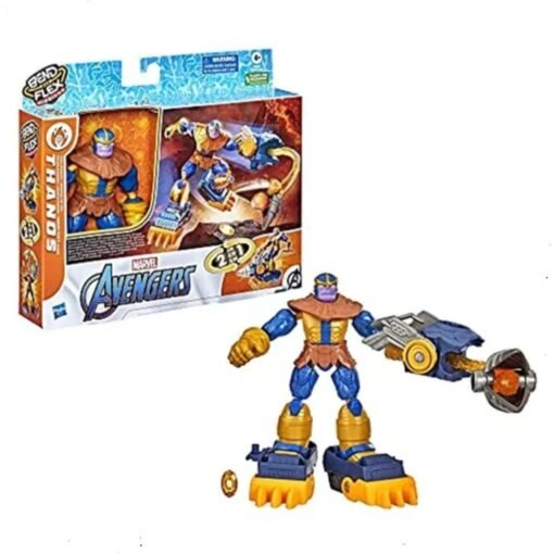 Avengers Marvel Figura Thanos Bend And Flex Missions 2 en 1_3