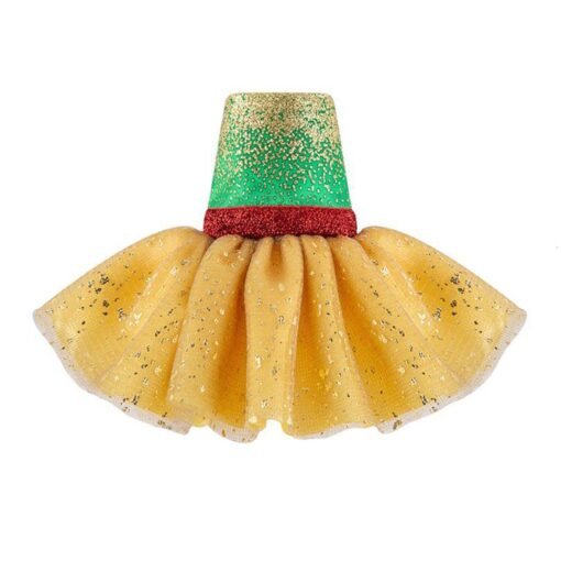 Vestido Clasico De Navidad Para Niña The Elf On The Shelf_3