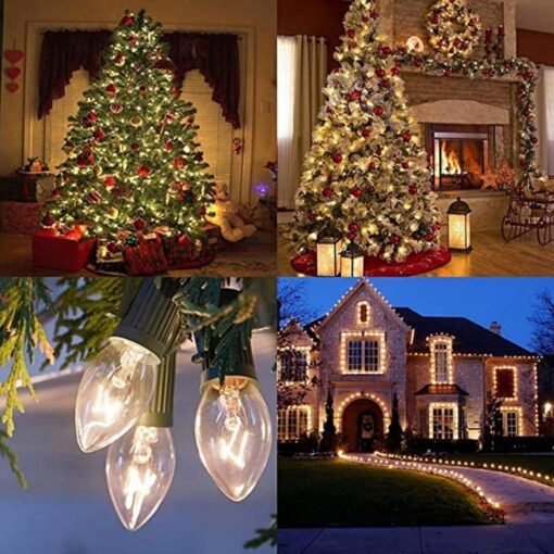 Luces Led Serie 25 Foquitos Incandecentes Decoracion Navidad_7
