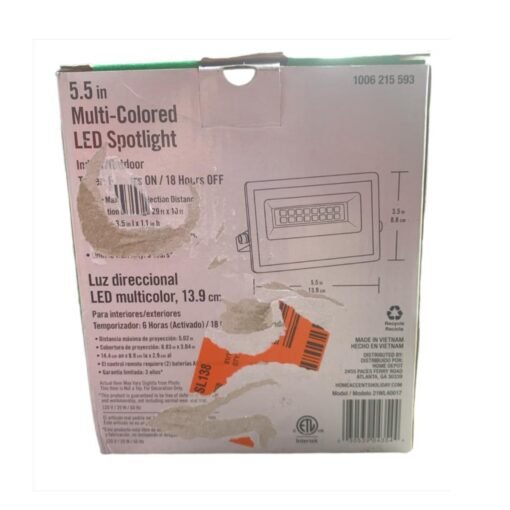Reflector Luz Led Multicolores Decoracion Control Remoto 5.5_3