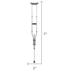 Muleta Axilar Universal Equate Par Ajustable Aluminio 136 Kg_3