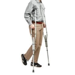 Muleta Axilar Universal Equate Par Ajustable Aluminio 136 Kg_4