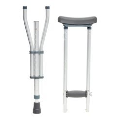 Muleta Axilar Universal Equate Par Ajustable Aluminio 136 Kg_6