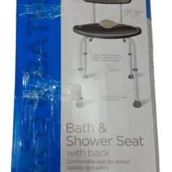 Silla Baño Ducha Asiento Ajustable Portatil Aluminio Medical_4