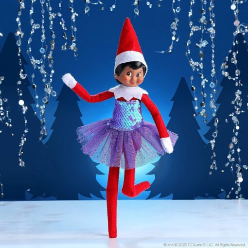 Traje Bailarina Morado Brillante Niña The Elf On The Shelf_2