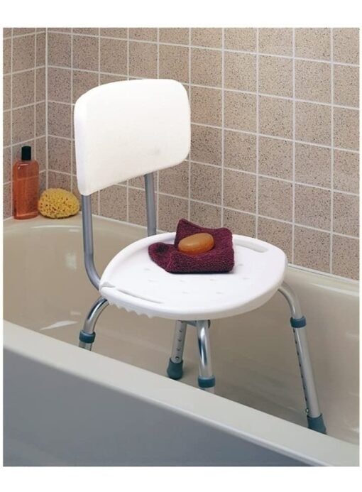 Silla Baño Ducha Asiento Ajustable Portatil Aluminio Medical_1