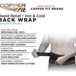 Faja Lumbar Cooperfit Soporte Espalda Terapia Frio Calor Gel_5