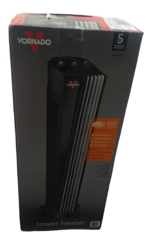 Calentador Electrico Portatil Tipo Torre Vornado Negro Ath1_3