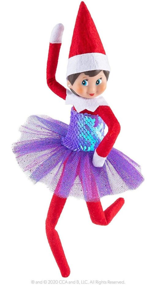 Traje Bailarina Morado Brillante Niña The Elf On The Shelf_0