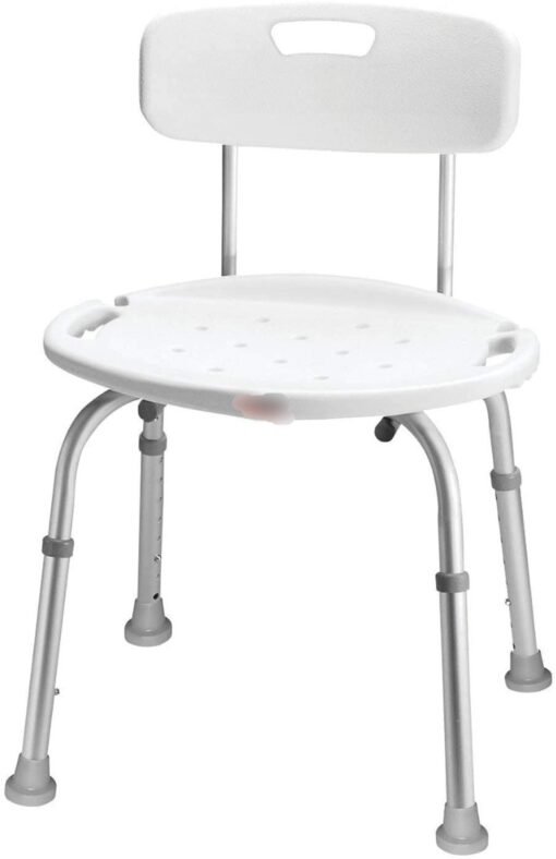 Silla Baño Ducha Asiento Ajustable Portatil Aluminio Medical_0