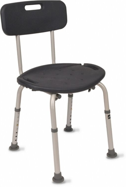 Silla Baño Ducha Asiento Ajustable Portatil Aluminio Medical_11