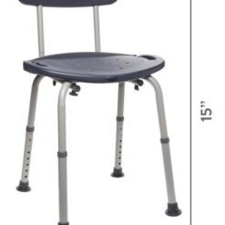 Silla Baño Ducha Asiento Ajustable Portatil Aluminio Medical_10
