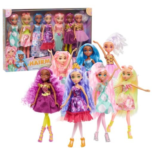 Hairmazing Set De 7 Muñecas Fashion Dolls Coleccionables_5
