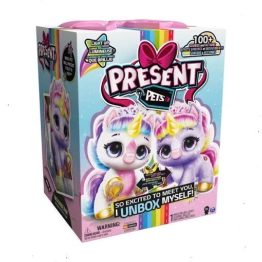 Unicornio Mascota Interactiva 100 Acciones De Present Pets_4
