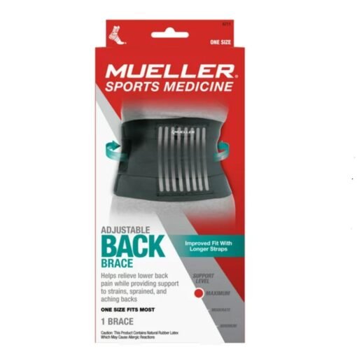 Faja Ajustable Soporte Dolor Lumbar Espalda Deporte Mueller_5