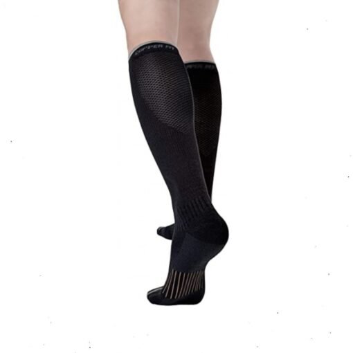 Calcetines Compresion Negros un par Copper Fit Energy SyM_2
