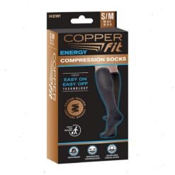 Calcetines Compresion Negros un par Copper Fit Energy SyM_0