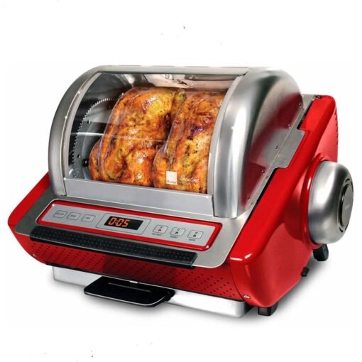Horno Electrico Inoxidable Asador Comida Ez Store Rojo Ronco_0