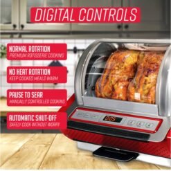 Horno Electrico Inoxidable Asador Comida Ez Store Rojo Ronco_6