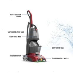Aspiradora Limpiadora De Pisos Alfombra Hoover Power Scrub_2