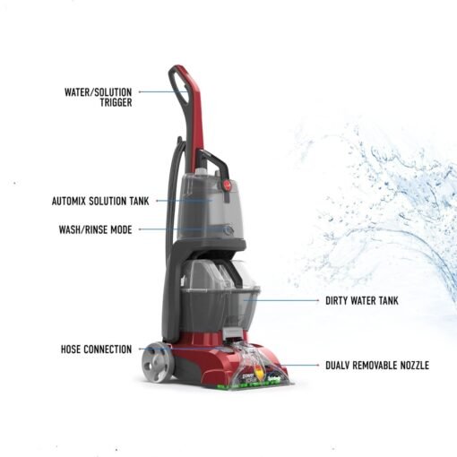 Aspiradora Limpiadora De Pisos Alfombra Hoover Power Scrub_2