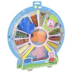 Set Plastilinas Moldeable Rueda De La Fortuna 12pz Peppa Pig_1