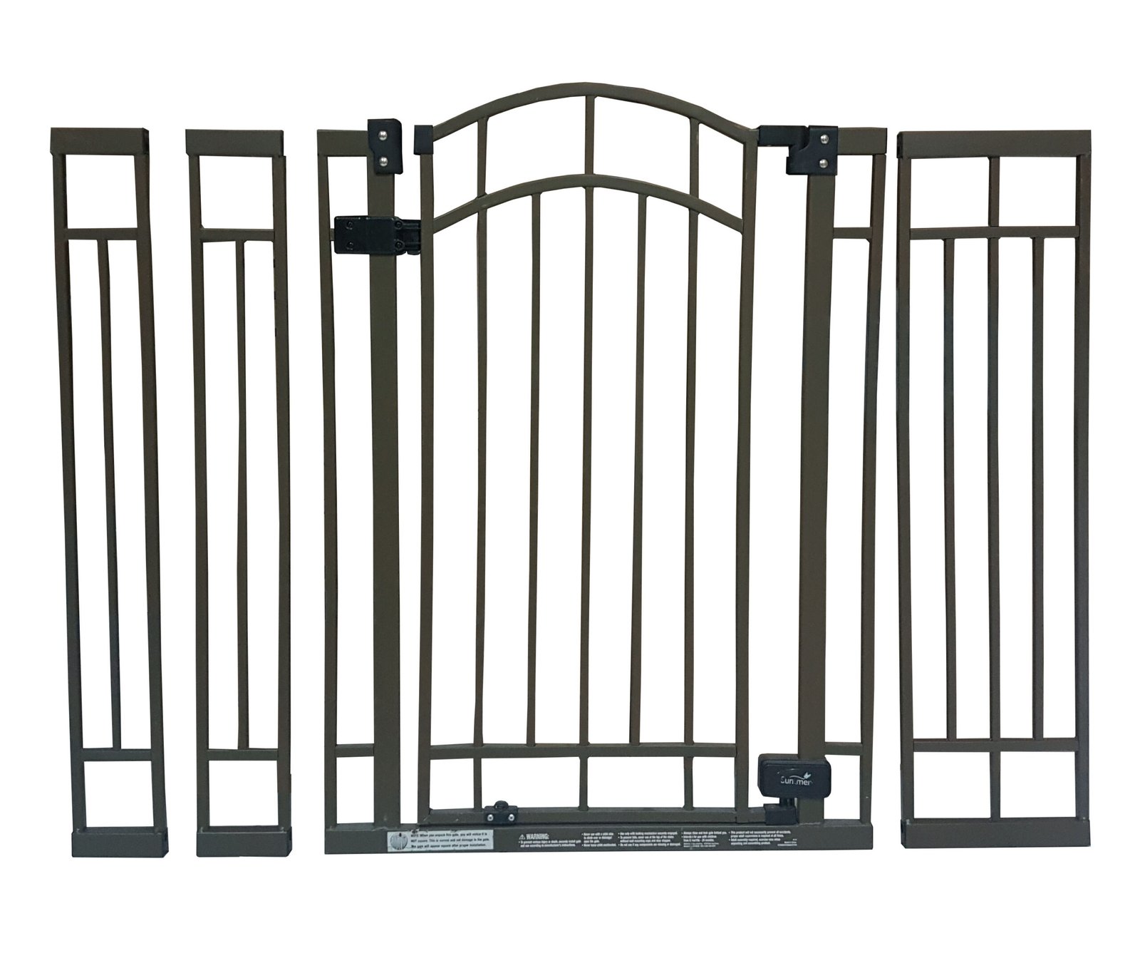 Puerta Peatonal Metálica De Seguridad Multiusos Bronce_0 5046493