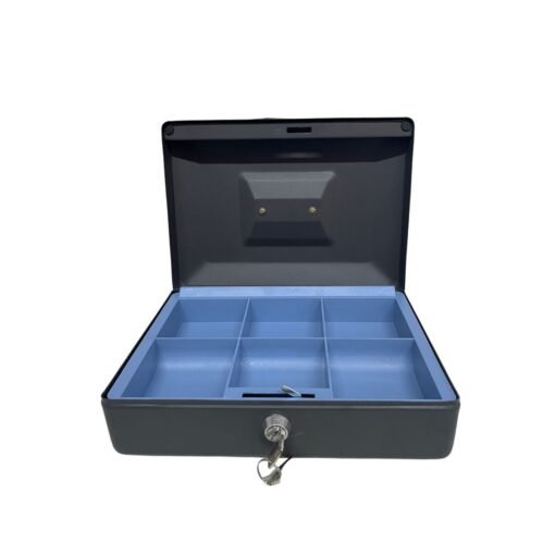 Caja Fuerte Dinero Seguridad Cash Box Metálica Mediana Gris_6
