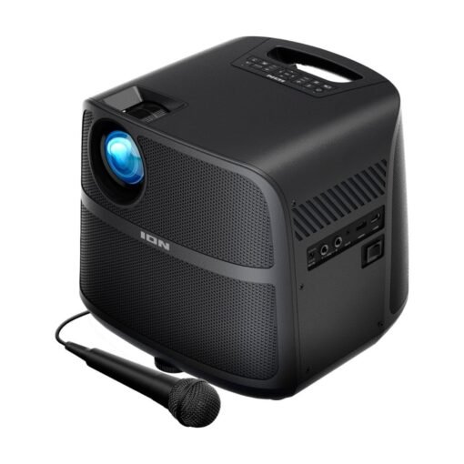 Proyector Audio ION Deluxe HD720p Karaoke Portatil Bluetooth_4