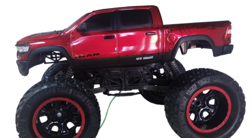Camioneta Carro Control Remoto 4x4 Ram 1500 1:10 New Bright_3