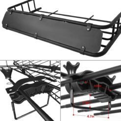 Canastilla Auto Portaequipaje Soporte Carga Maletas 64x39
