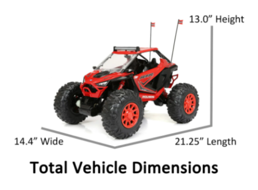 Carro Auto Control Remoto New Bright 1:5 Rzr Xp Pro Polaris_2