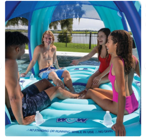 Flotador Isla Flotante Inflable Dosal Piscina Wow 6 Personas_2