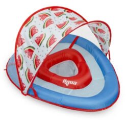 Flotador Con Sombrilla Bebe Asiento Inflable Ajustable Aqua_5