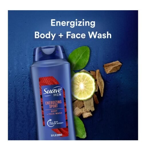 Body Wash Face Suave Men Sport Fragancia Jabon Ducha 828ml_3