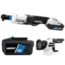 Kit Trinquete Carraca 3/8 Lampara Led Hart Bateria 20v 4.0ah_0